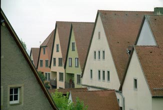 Rothenburg modern houses