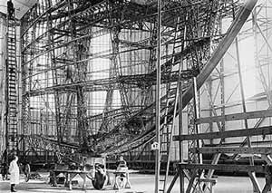 Zeppelin construction photo