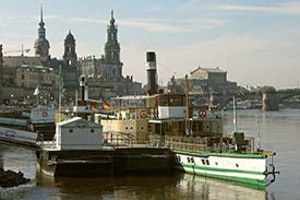 Dresden paddle steamer