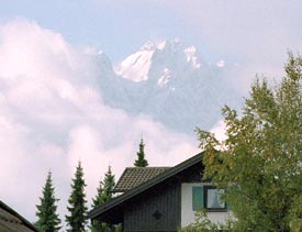 Zugspizte from Garmisch-Partenkirchen, Germany