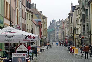 Wittenberg main or high shopping street