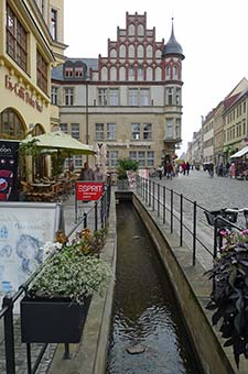 Water channel in Wittenberg