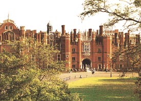 Tudor West Front of Hampton Court Palace