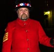 Chief Yeoman Warder in ceremonial uniform, Tower of London