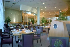 munich airport restaurant lindbergh hilton hotel charles buffet breakfast kempinski served above bed