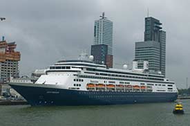 MS ROTTERDAM at Rotterdam Cruise Terminal