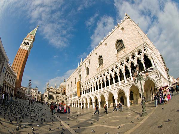 From Olympus 8mm Fisheye Lens photo This photo of Venice's Piazzetta 