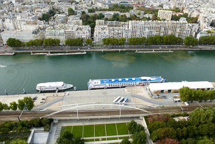 Port de Javel Bas aerial photo, Paris