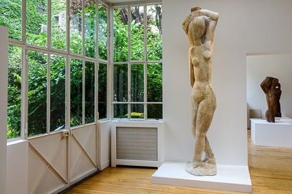 Musee Zadkine studio with sculpture