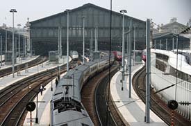 Gare du Nord from Blvd de la Chapelle