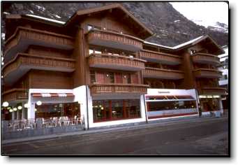 BVZ Zermatt-Bahn railway station buffet travel photo