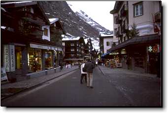 Zermatt shopping Switzerland travel photo
