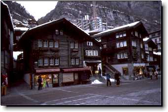 Zermatt chalet bakery travel photo Switzerland