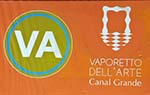 Vaporetto dell'Arte 'VA' route sign