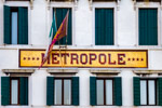Hotel Metropole mosaic sign photo