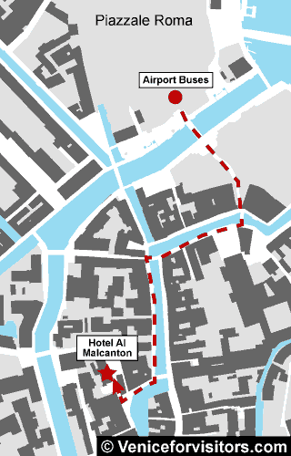 Hotel Al Malcanton map directions