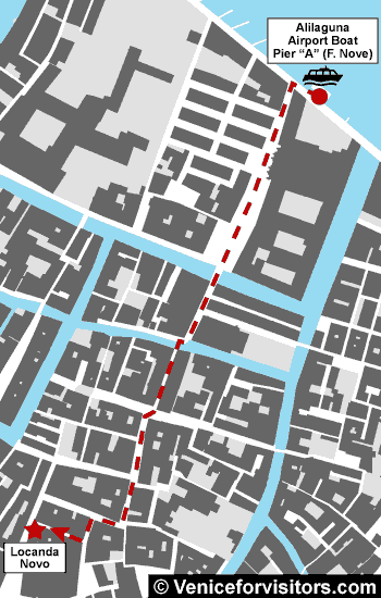 Locanda Novo map directions