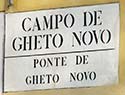 Ghetto Novo dialect sign