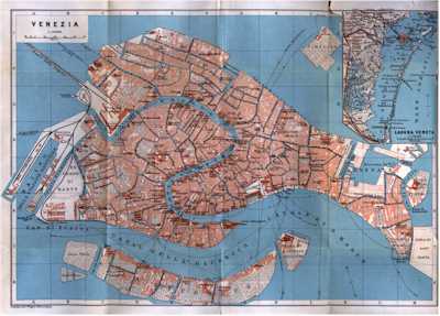 Venice Italy map