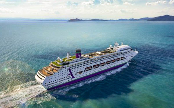 Ambassador Cruise Line's AMBIENCE at sea.