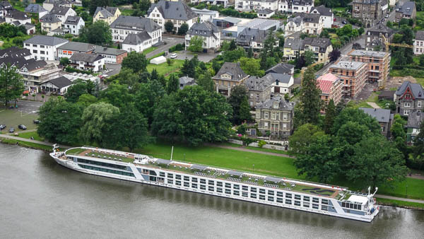 EMERALD STAR in Bernkastel-Kues, Germany, on the Moselle River
