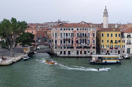 San Basilio pier in Venice