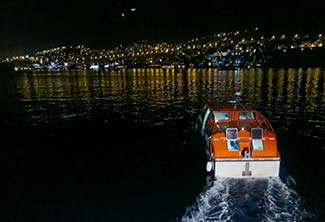 Tender going ashore in Dubrovnik