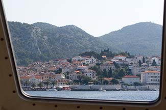 Hvar from L'Austral's tender