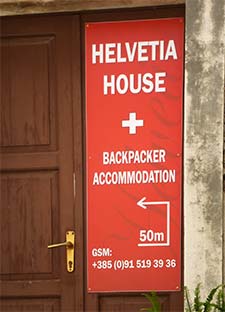 Helvetia hostel in Hvar, Croatia