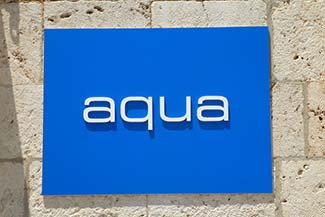 Aqua shop in Hvar