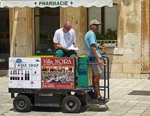 Electric vehicle in Hvar