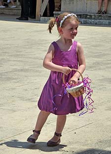 Little girl in Hvar