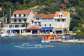 Ship's tender in Pomena, Mljet