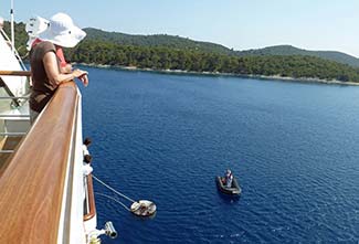 L'AUSTRAL moors in Pomena, Mljet, Croatia