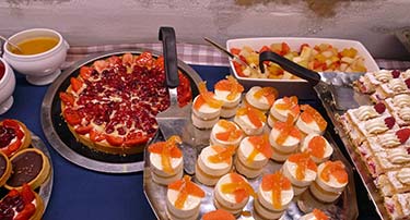 Pastries at BBQ Buffet on L'Austral