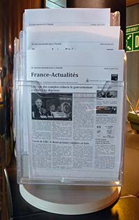 Newspaper on L'Austral