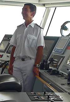 Captain Remy Genevaz on L'AUSTRAL