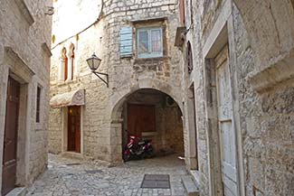 Street in Trogir town center