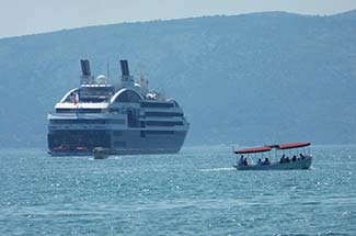 L'Austral in Trogir Harbor