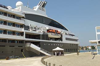 L'Austral at Zadar cruise-ship pier