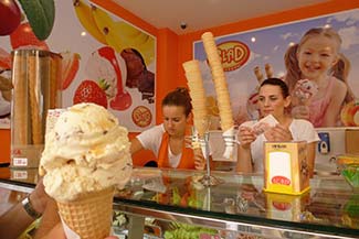 ice-cream shop in Zadar