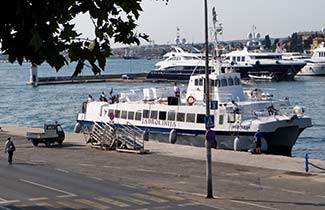 Jadralinija passenger ferry in Zadar, Croatia
