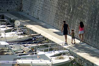 Foša Harbour in Zadar, Croatia