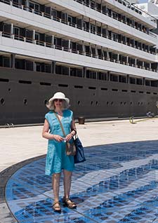 Cheryl Imboden in Zadar, Croatia