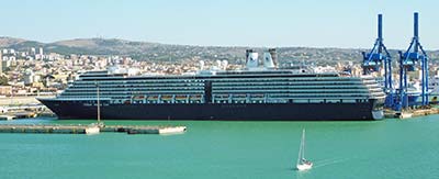 Holland America Line's NOORDAM in Civitavecchia