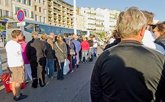 Shuttle bus lines in Marseille