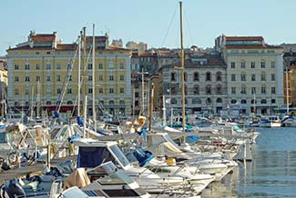 Sailboats in Vieux Port, Marseille