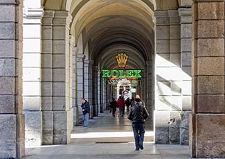 Arcaded passage in Savona