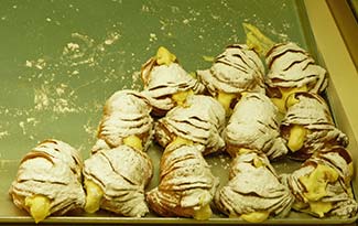 Sfogliatelle in Savona, Italy