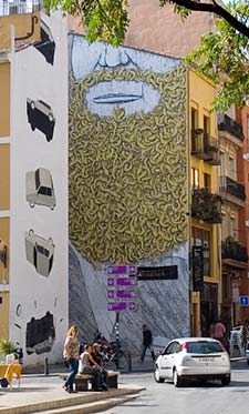 Wall murals in Valencia